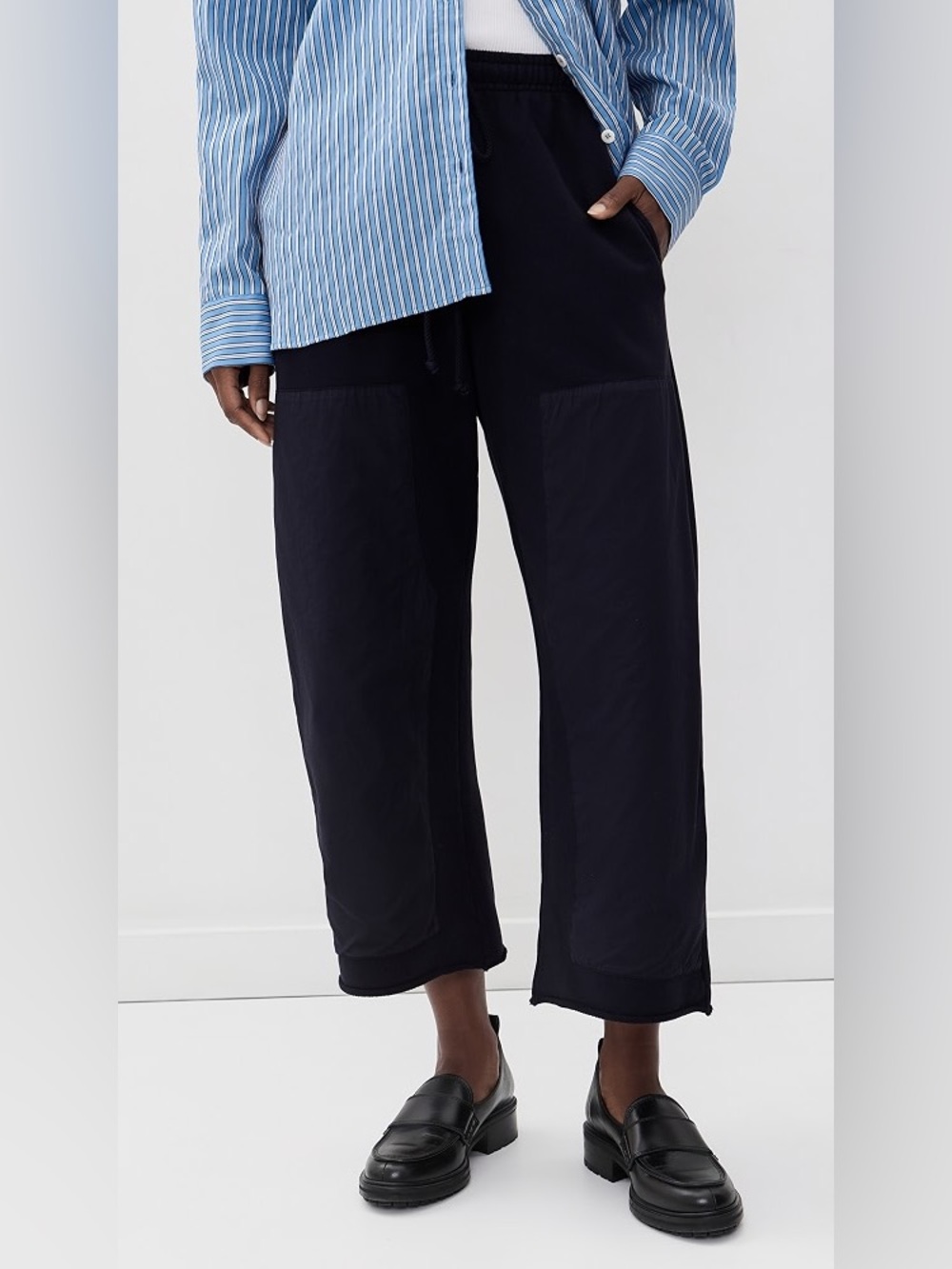James Perse “Vintage French Terry Cutoff Sweatpants” Size 3 Large Style WXA1932